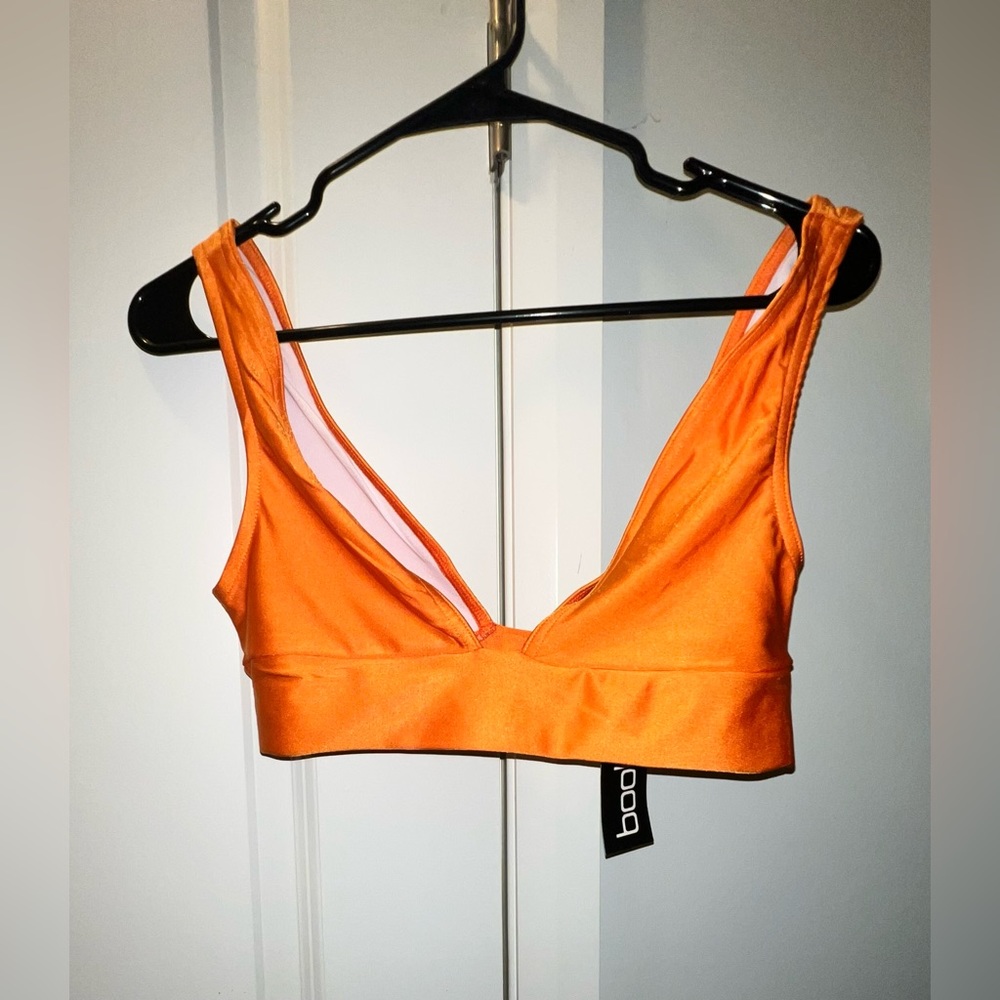 Boohoo Plunge Bikini Top